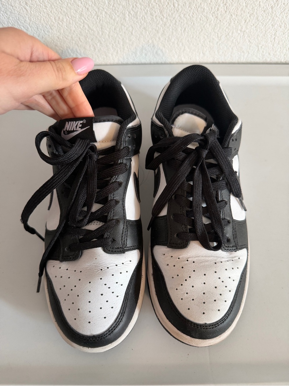 Nike Black and White Low-Top Sneakers